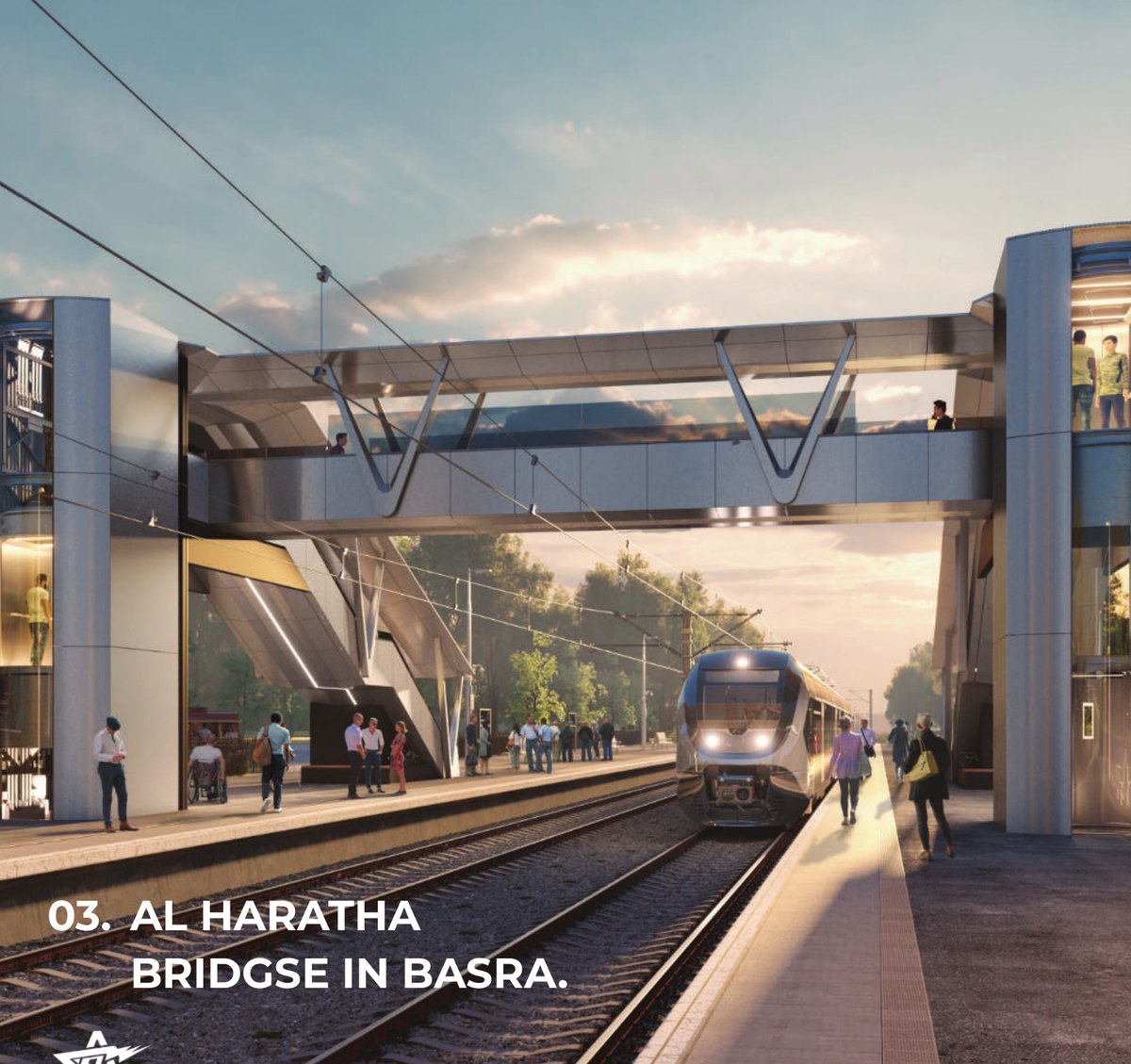 Al Haratha Pedestrian Bridges