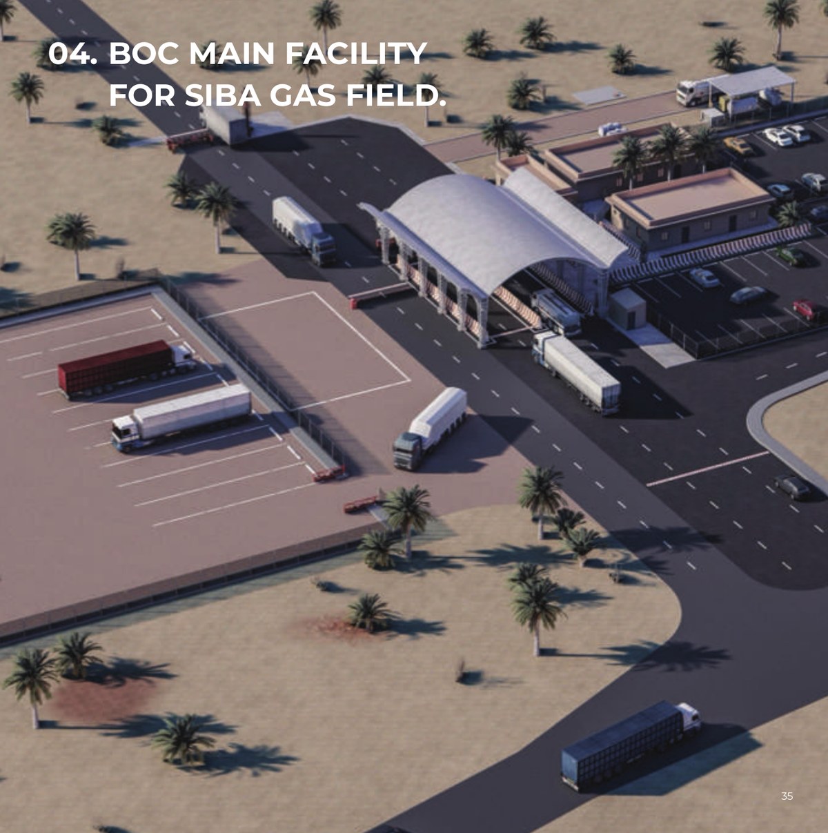 BOC Main Facility — Siba Gas Field