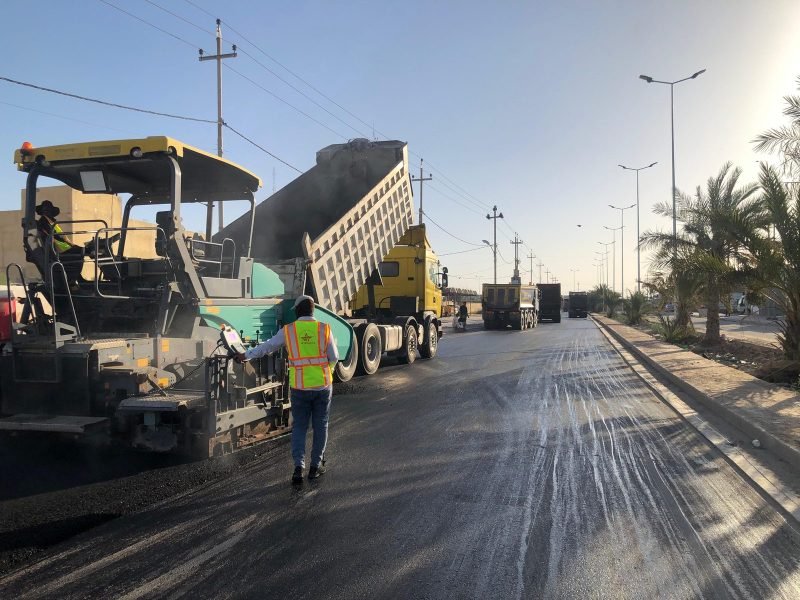 CSR Phase 8 — Main Roads Asphalt Paving, Al Faw