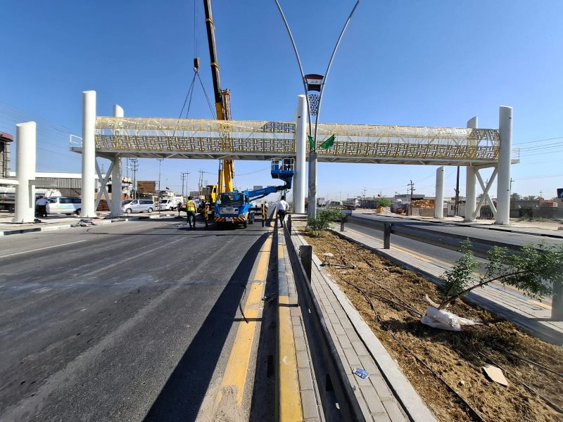 Al Haratha Pedestrian Footbridges & Highway Safety Barriers — Basra